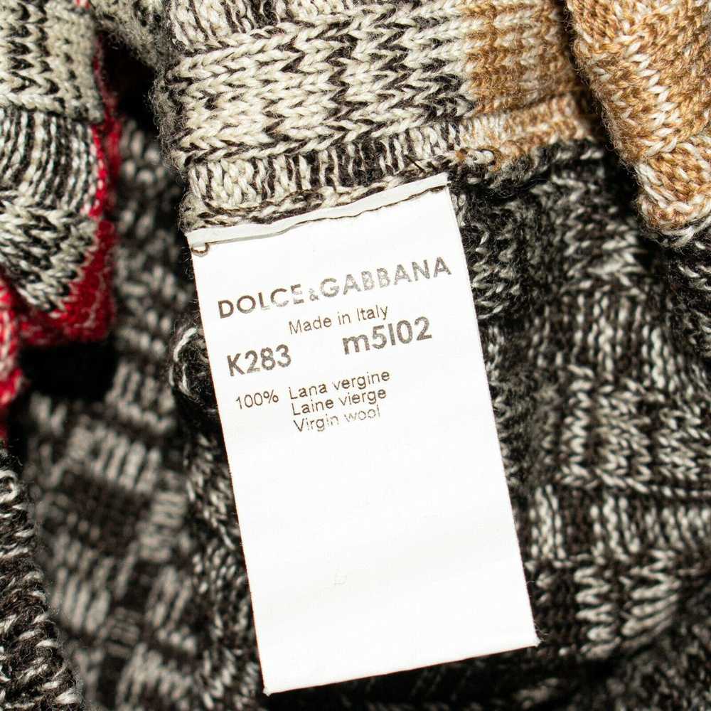 Dolce & Gabbana DOLCE & GABBANA Wool Knit Vneck S… - image 6