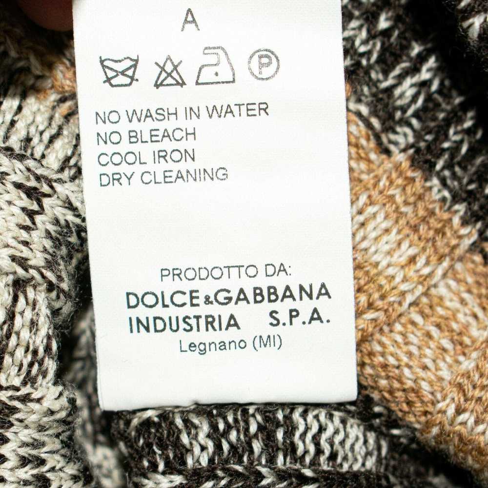 Dolce & Gabbana DOLCE & GABBANA Wool Knit Vneck S… - image 7
