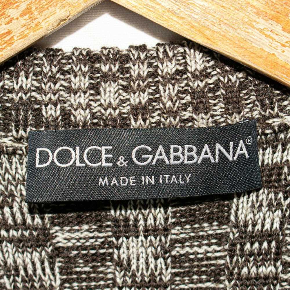 Dolce & Gabbana DOLCE & GABBANA Wool Knit Vneck S… - image 9