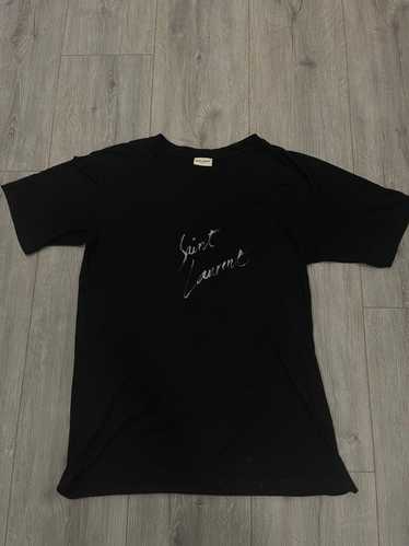 Saint Laurent Paris Saint Laurent Logo Tee Shirt s