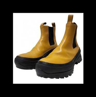 Jil Sander Antik Yellow Leather Chelsea Boot