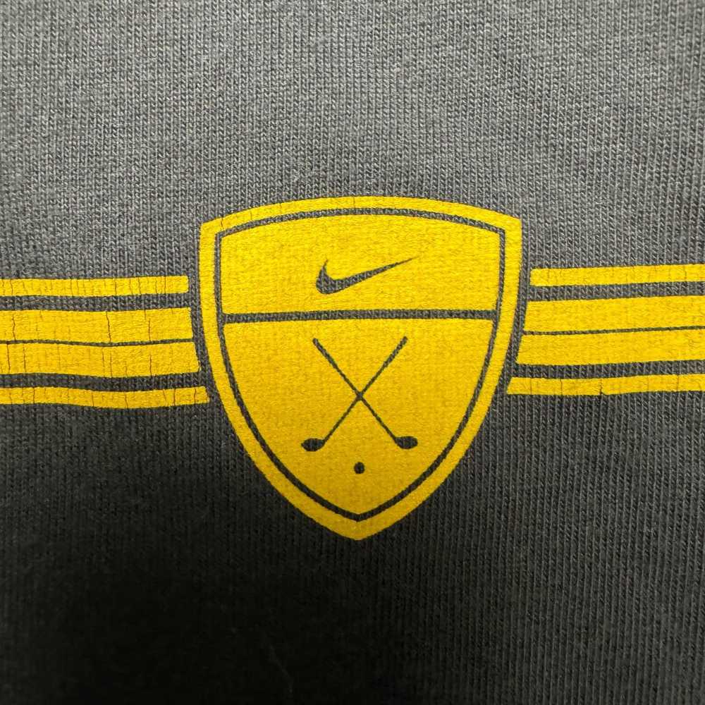 Nike Nike Golf Y2K Navy Blue Yellow Graphic Long … - image 5