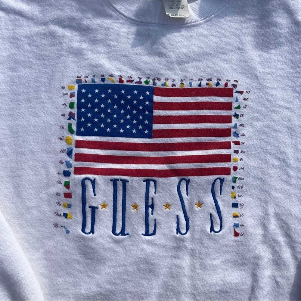 Guess Vintage Americana Guess Jeans Crewneck Swea… - image 2