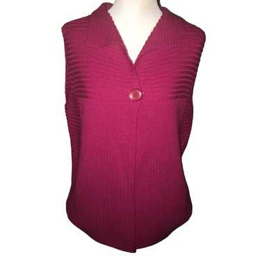 Robert Talbott Talbots Deep Pink Sleeveless Front 