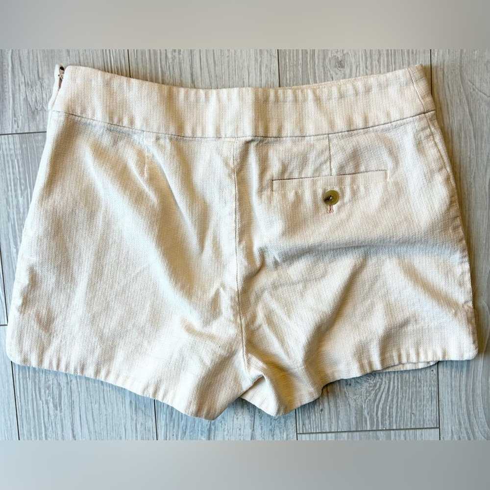 J.Crew J. Crew Light Peach Linen Eyelet Shorts Si… - image 2