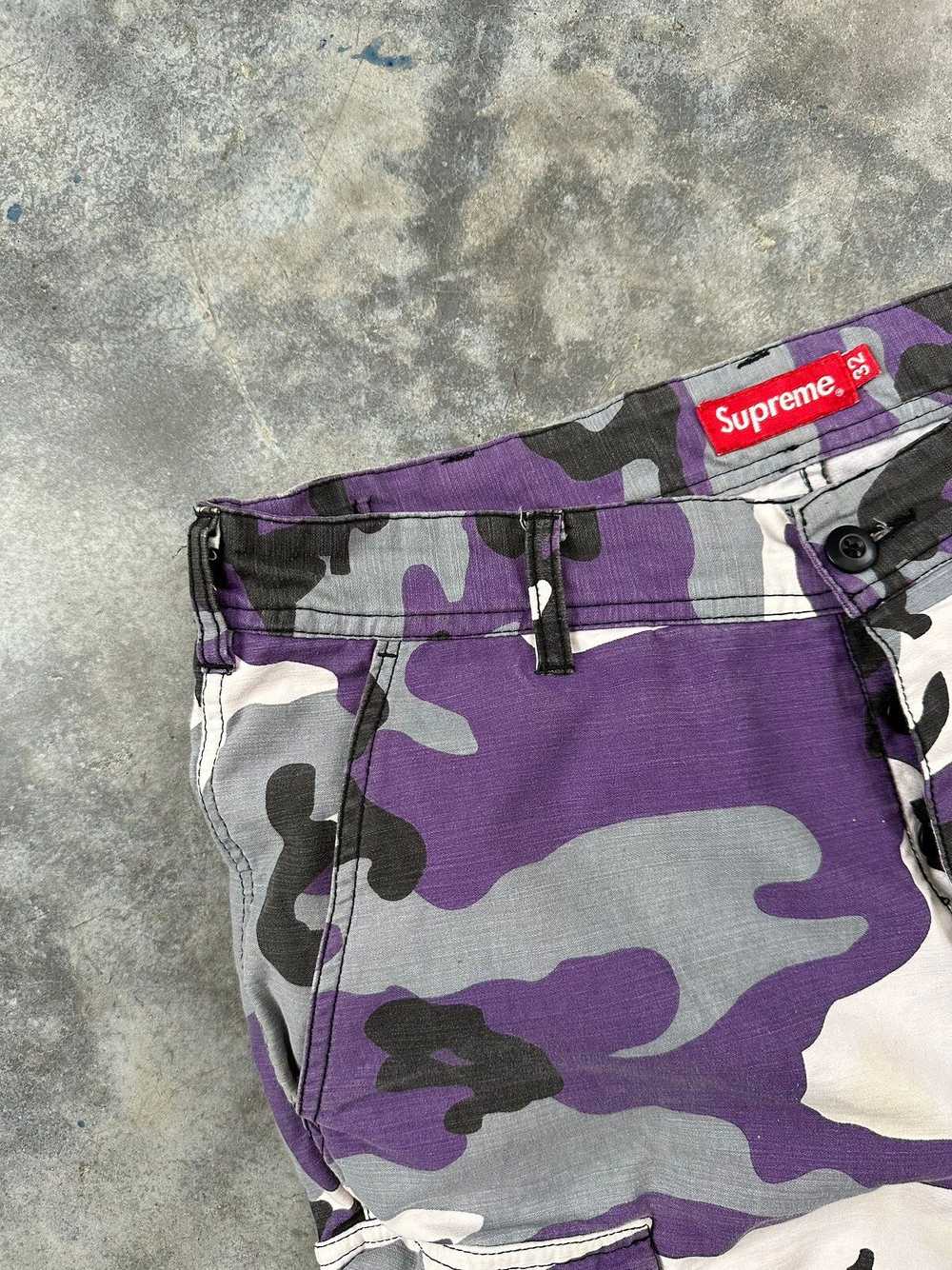 Supreme Supreme Purple Cargo Pants Sz. 32 Camoufl… - image 3