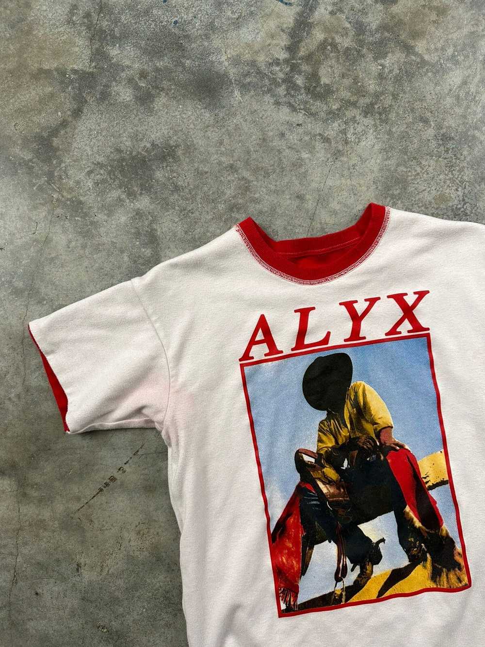 Alyx Alyx Reverse Cowboy Tee White + Red Western … - image 3