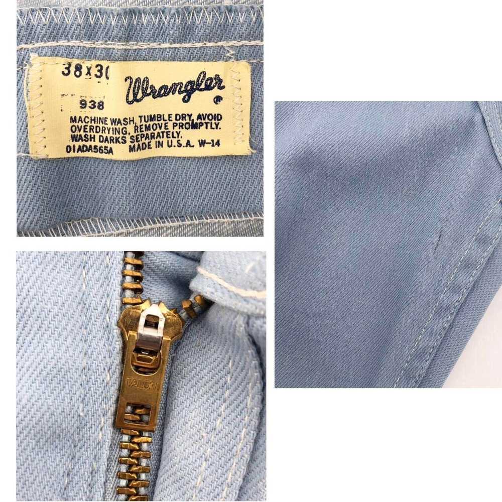 Wrangler Wrangler light blue 938 bootcut jeans 70… - image 4