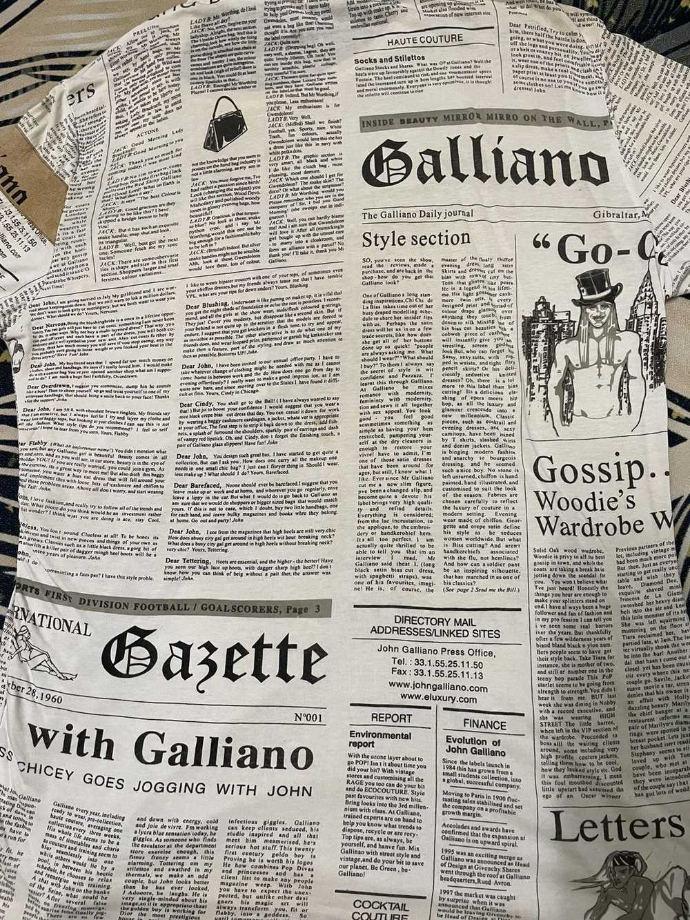 Designer × John Galliano × Vintage Vintage Gazett… - image 10