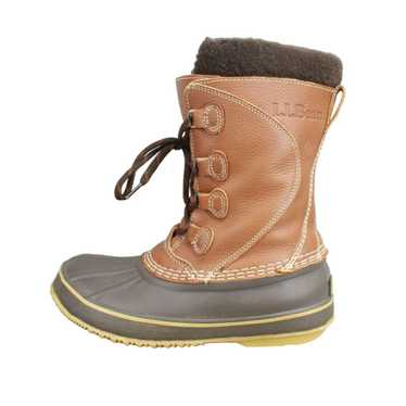 L.L. Bean × Leather LL Bean Women's Snow Boots Re… - image 1