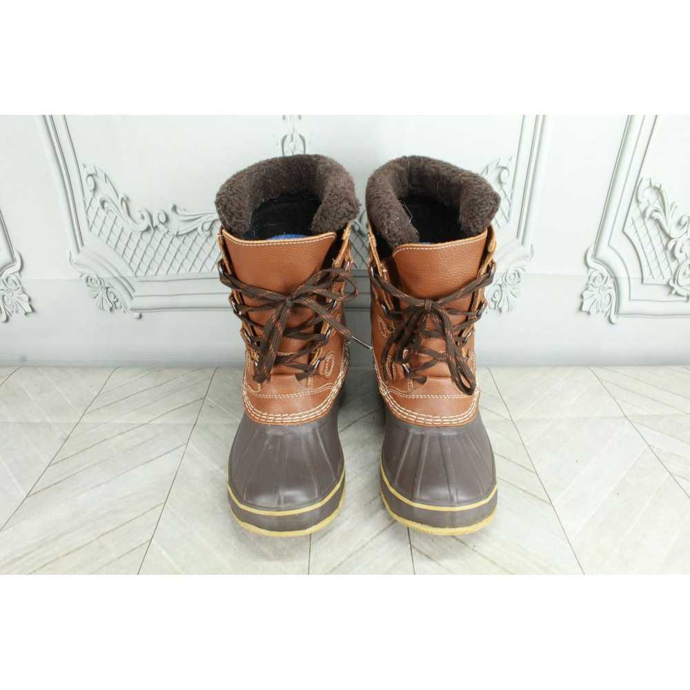 L.L. Bean × Leather LL Bean Women's Snow Boots Re… - image 4