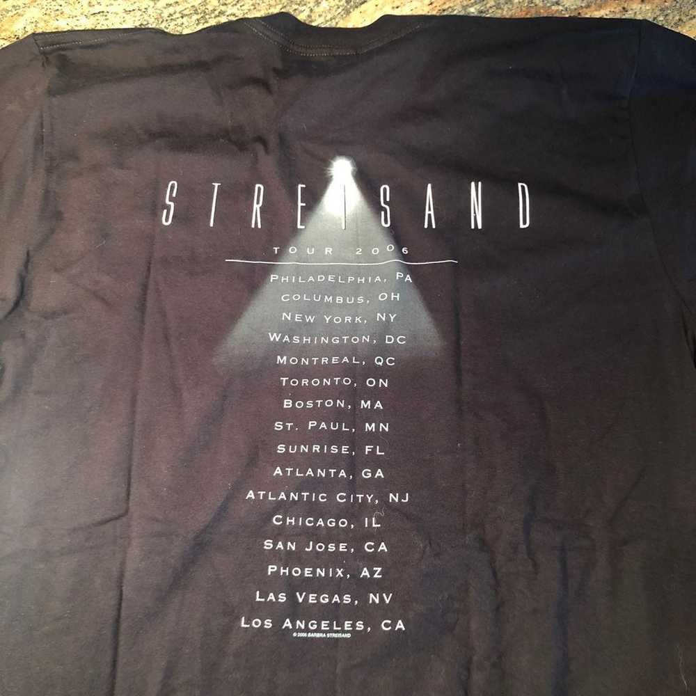Barbra Streisand Concert Tour T Shirt - image 2