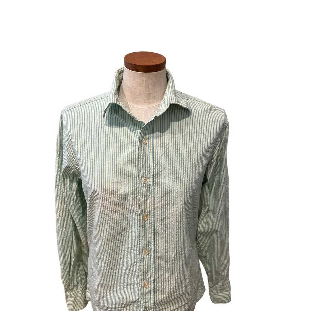 Vintage Emanuel Ungaro Striped Button down shirt - image 2