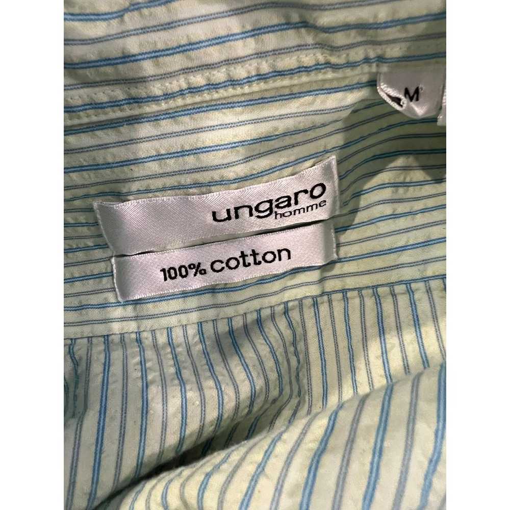 Vintage Emanuel Ungaro Striped Button down shirt - image 6