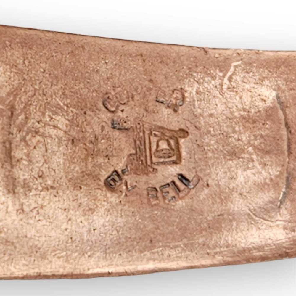 Bell Trading Post Copper Cuff Bracelet Vtg Southw… - image 7