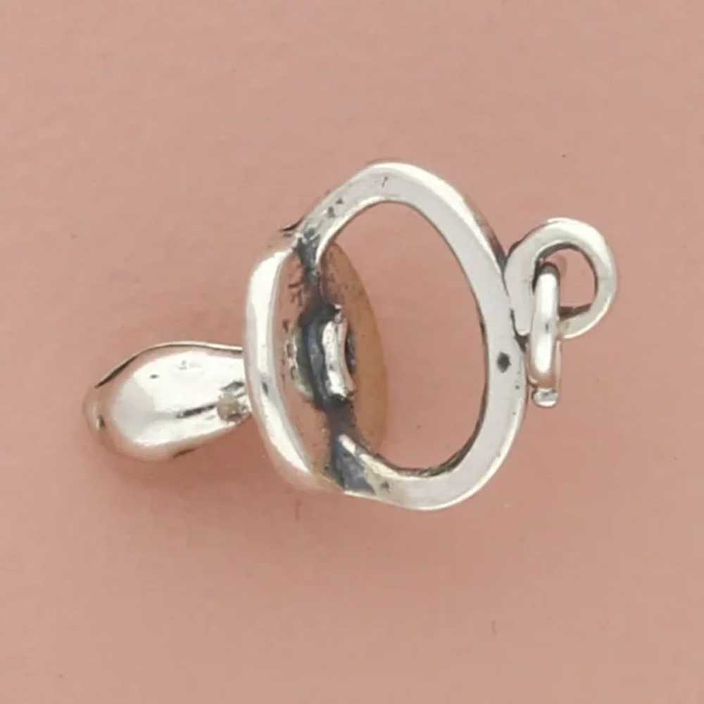 Sterling Silver 3D Baby Pacifier Binky Charm - image 3