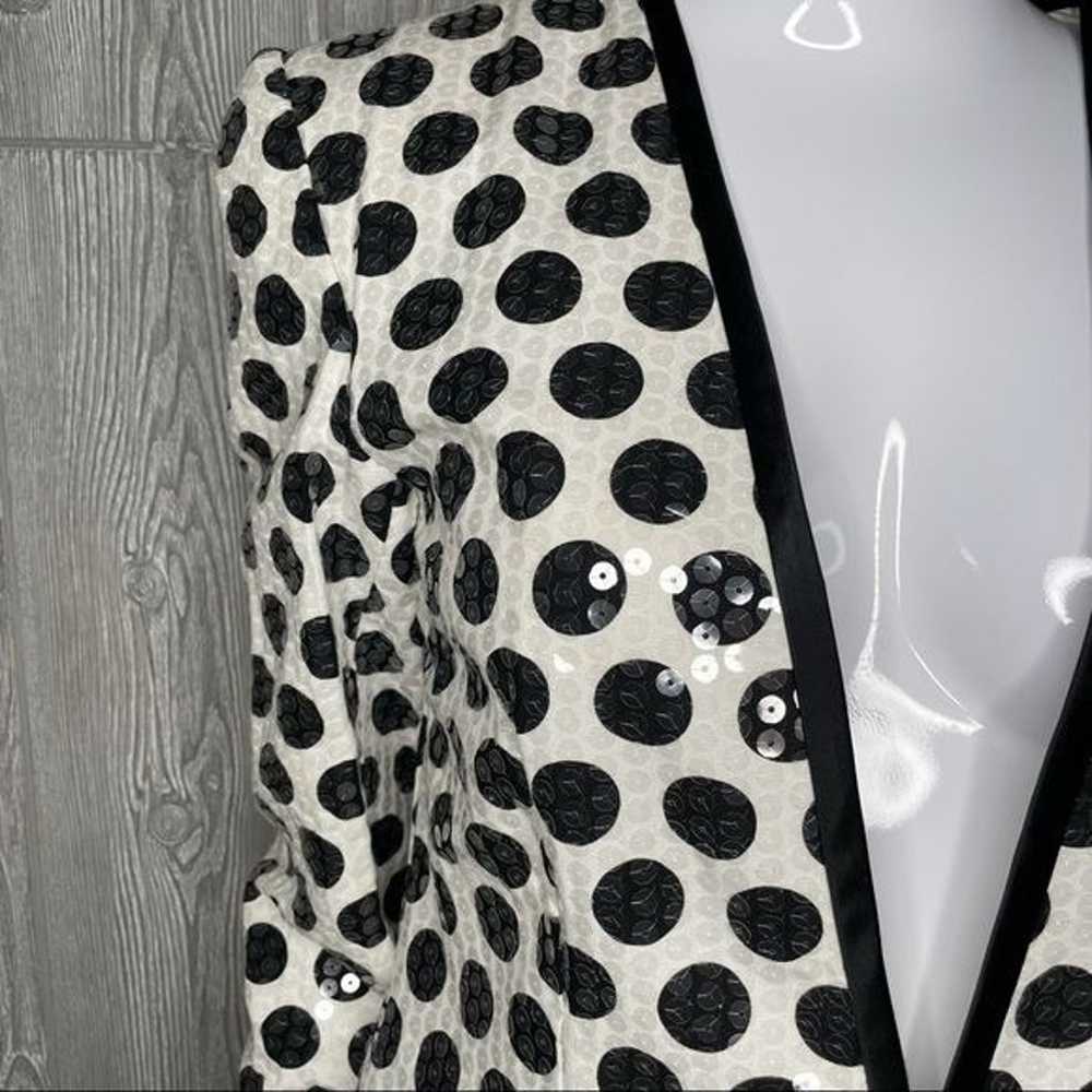 Vintage A.J Bari sequin polka dot  blazer jacket … - image 2