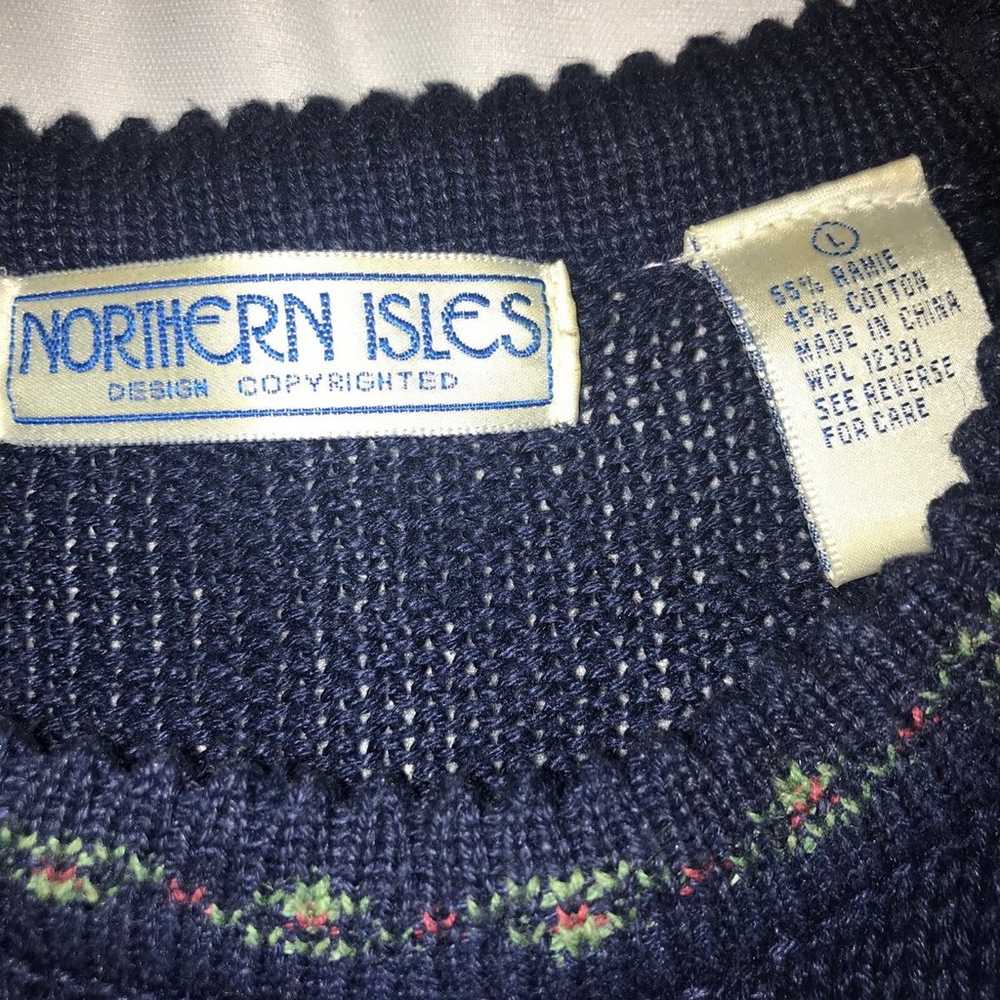 Vintage 80s  Northern Isles women Size Large hand… - image 3