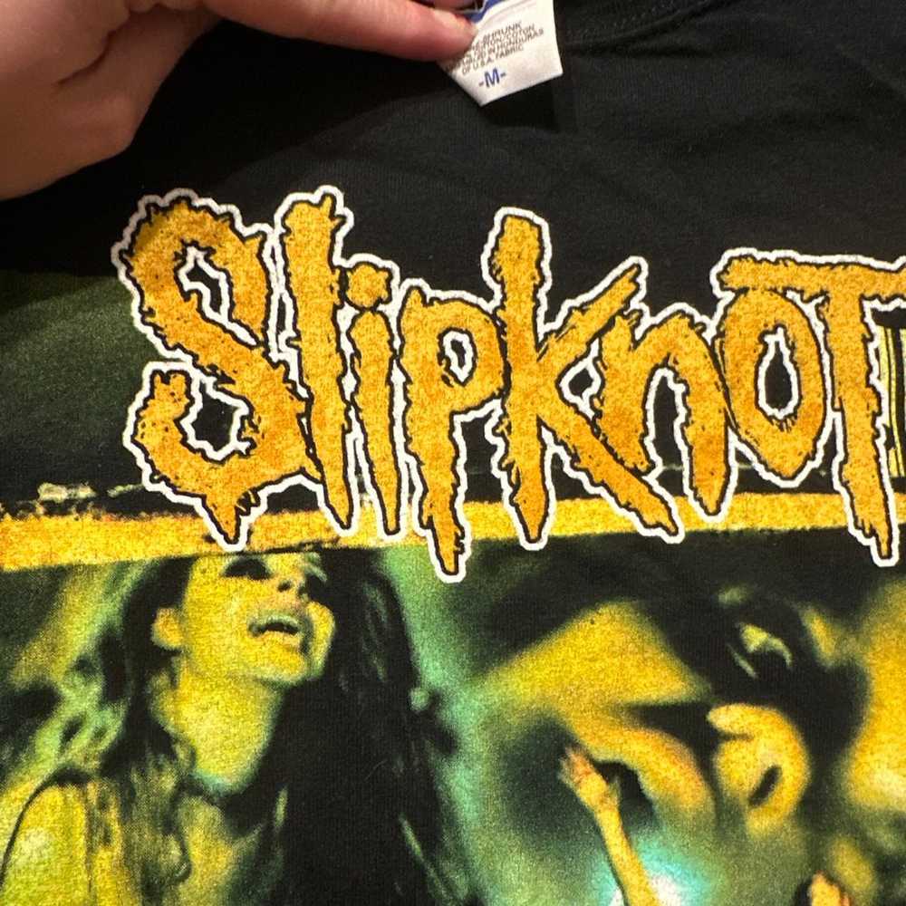 Slipknot subliminal verses 2005 tour shirt size m… - image 3