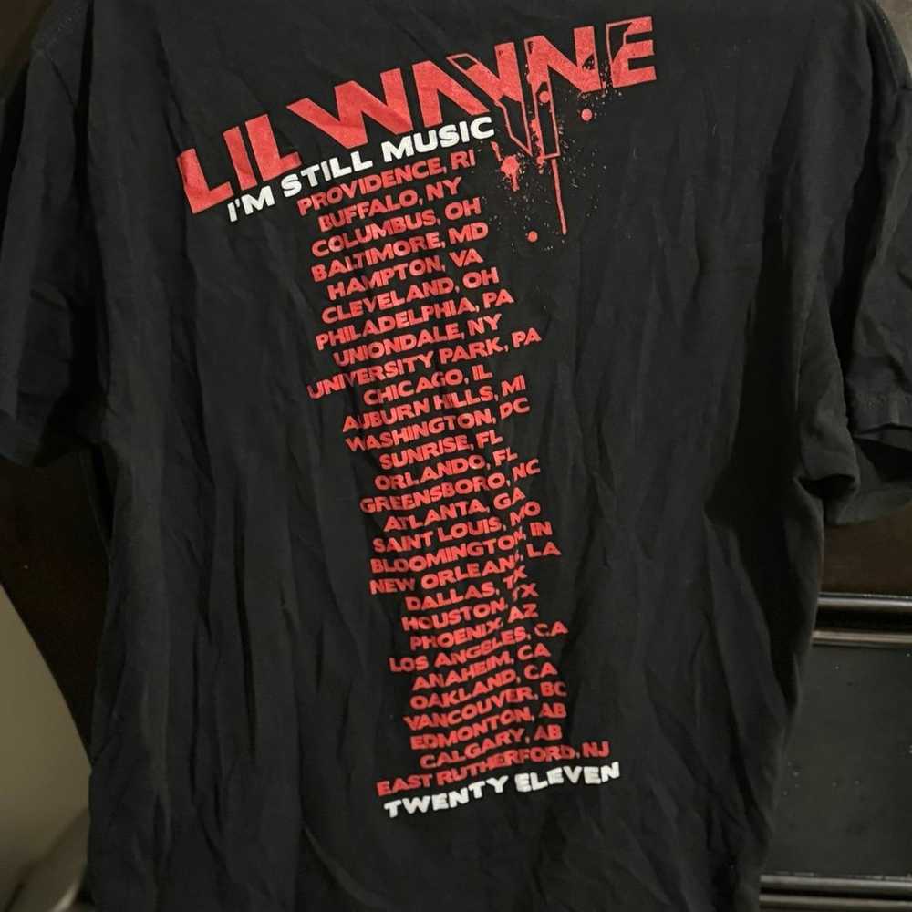 Vintage 2011 Lil Wayne “I’m still music” tour tee - image 2