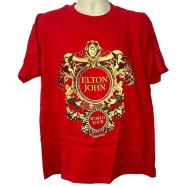 Vintage Elton John World Tour Shirt Styled by Ver… - image 1