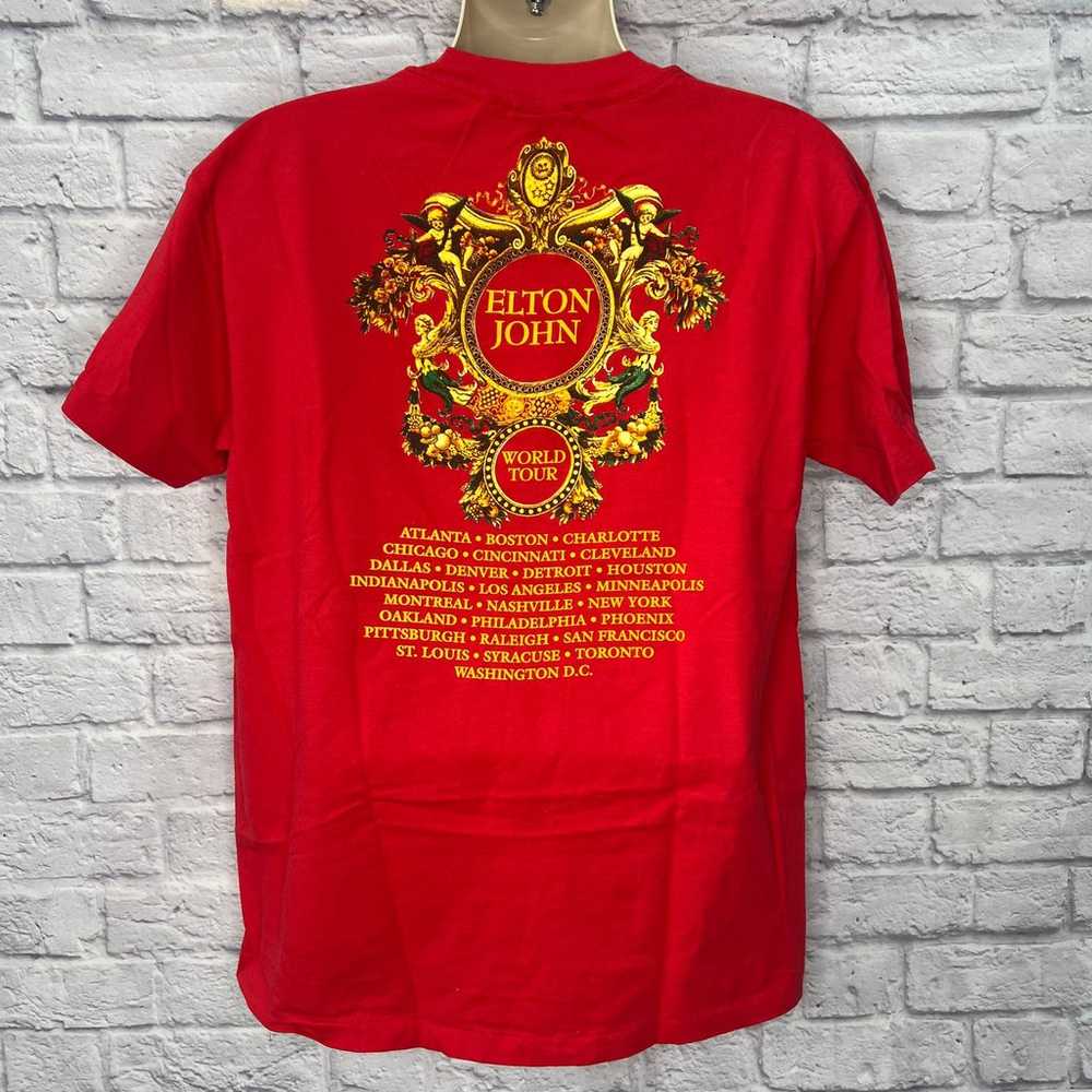 Vintage Elton John World Tour Shirt Styled by Ver… - image 2