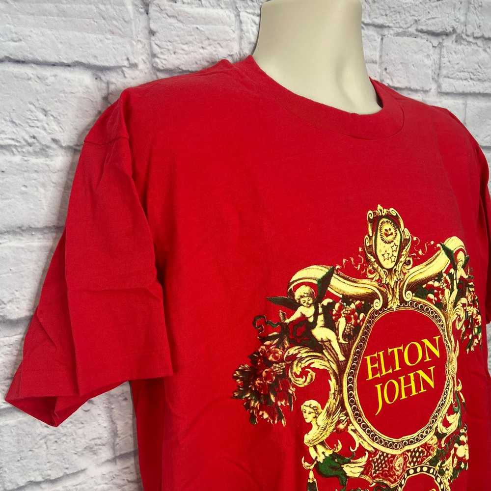 Vintage Elton John World Tour Shirt Styled by Ver… - image 4