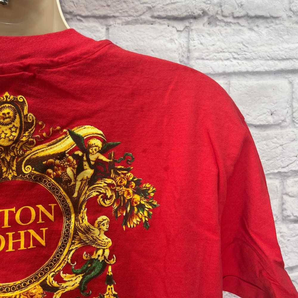 Vintage Elton John World Tour Shirt Styled by Ver… - image 5