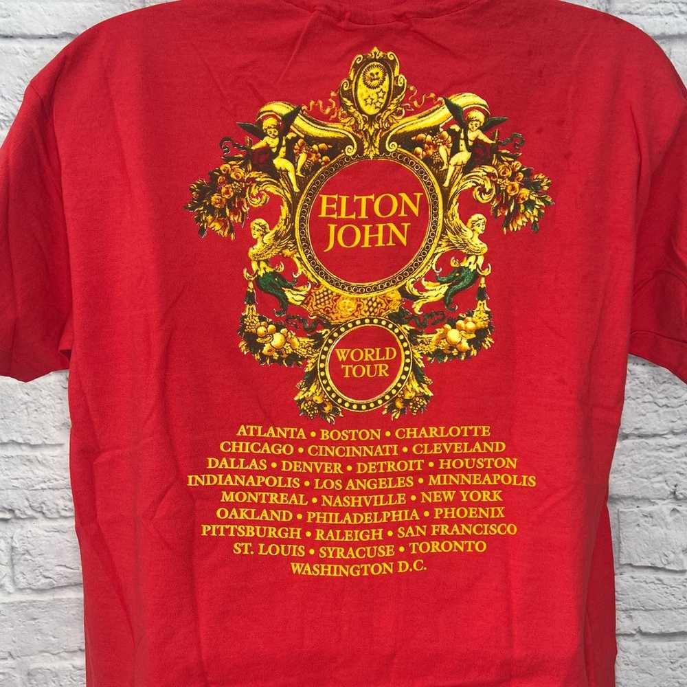 Vintage Elton John World Tour Shirt Styled by Ver… - image 6