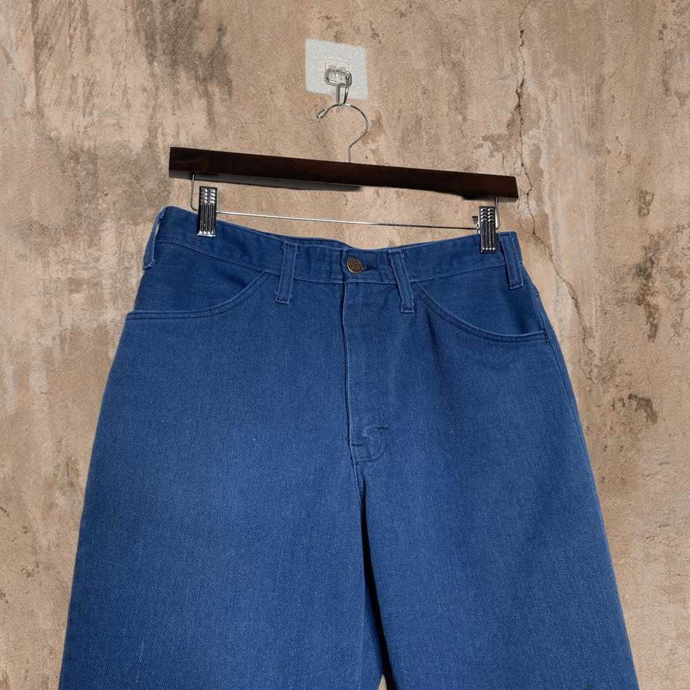Vintage Ocean Blue Dickies Work Jeans Straight Fi… - image 4