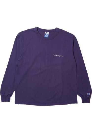 Champion Purple Long Sleeve T-Shirt