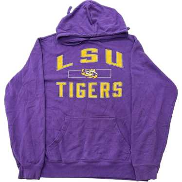 Vintage LSU Tigers NCAA College Football Hooded S… - image 1