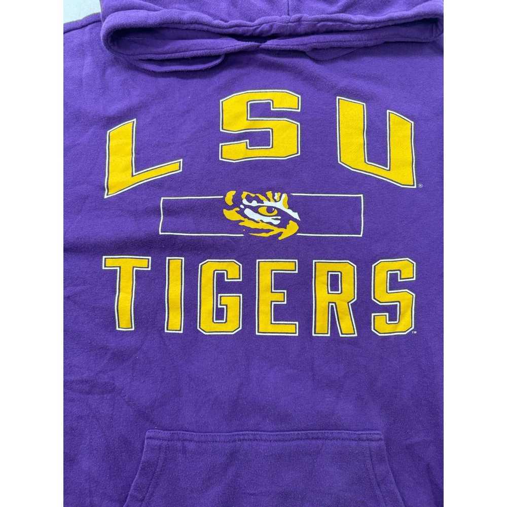 Vintage LSU Tigers NCAA College Football Hooded S… - image 3