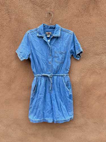 80's Gloria Vanderbilt Denim Romper