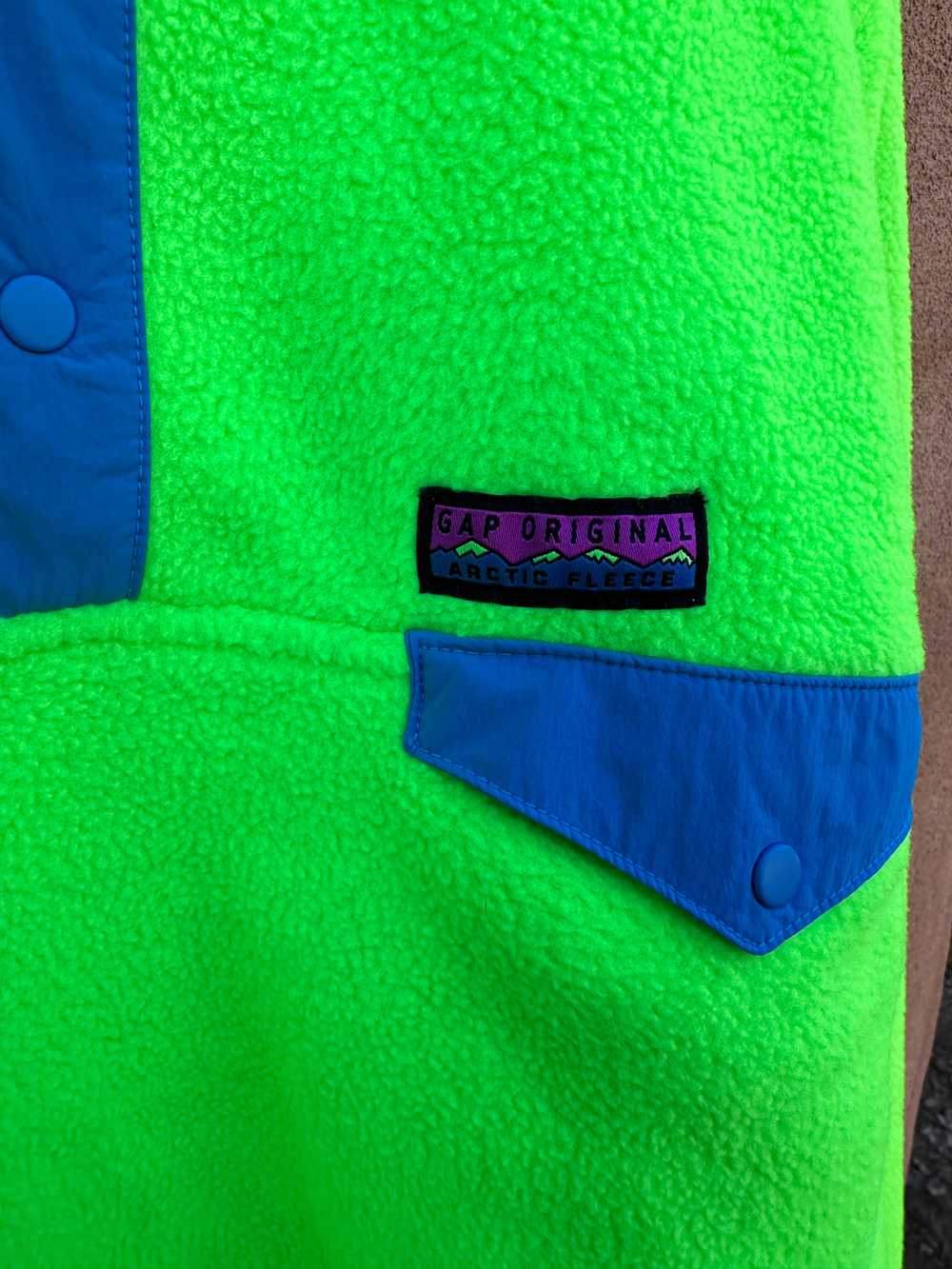 GAP Neon Green Arctic Fleece Reissue - image 2