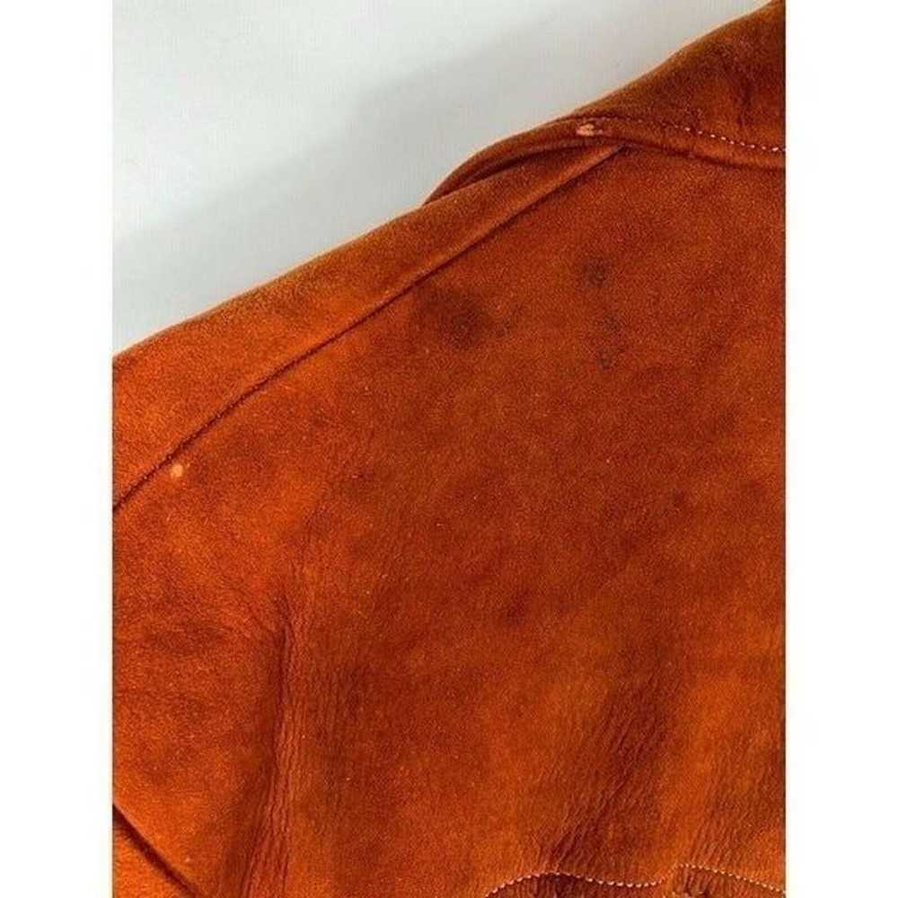Vintage Trego's Westwear Leather/Suede Fringe Wes… - image 8