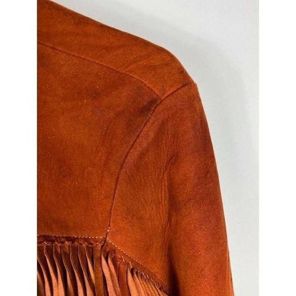 Vintage Trego's Westwear Leather/Suede Fringe Wes… - image 9