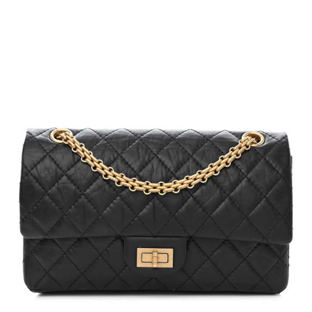CHANEL Aged Calfskin Quilted 2.55 Reissue 225 Fla… - image 1