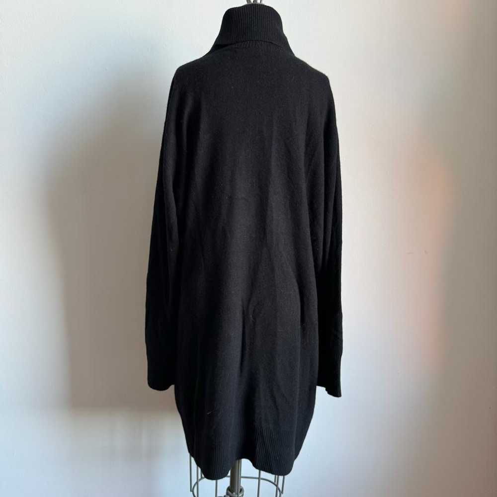 NAADAM Black Cashmere Turtleneck Sweater-Dress (1… - image 2