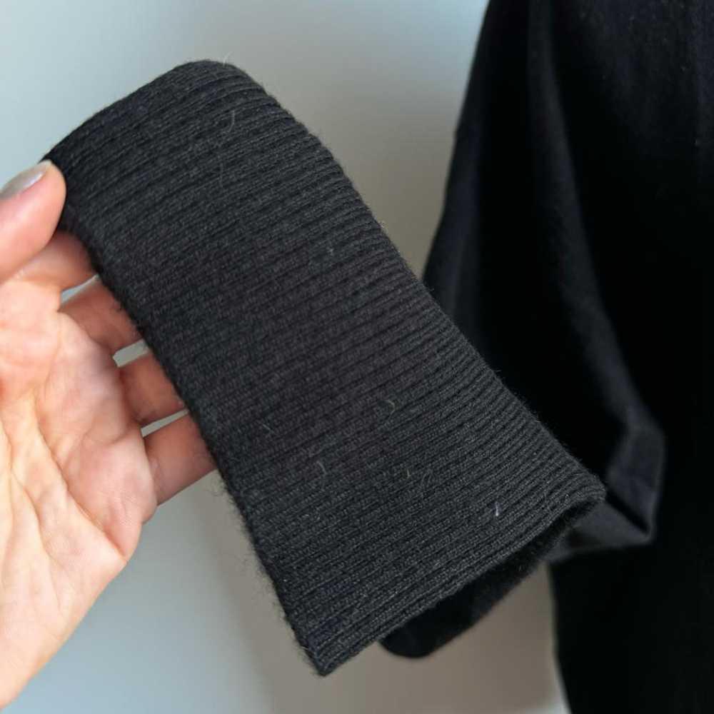 NAADAM Black Cashmere Turtleneck Sweater-Dress (1… - image 3