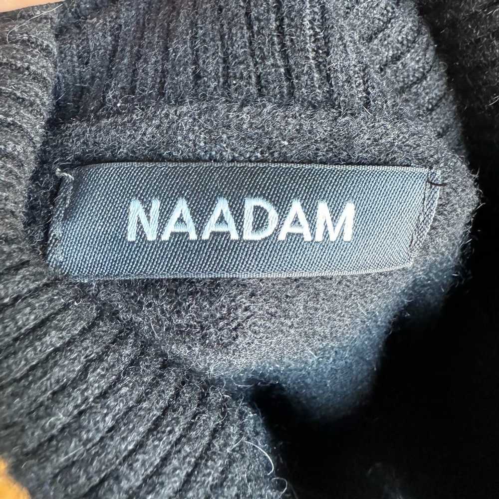 NAADAM Black Cashmere Turtleneck Sweater-Dress (1… - image 5