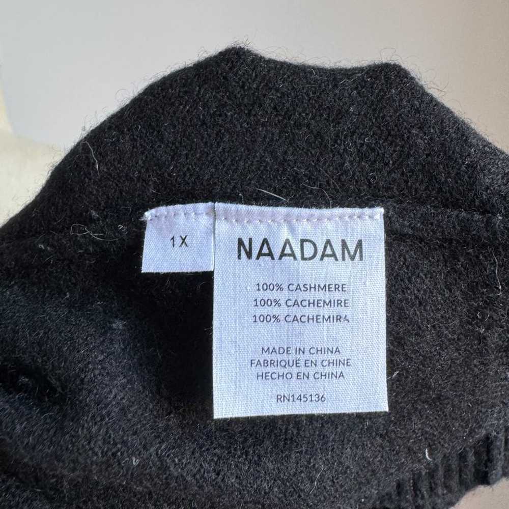 NAADAM Black Cashmere Turtleneck Sweater-Dress (1… - image 6