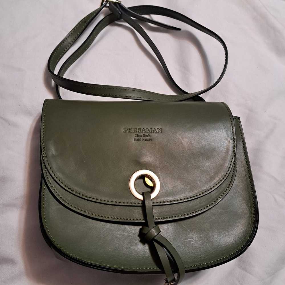 Persaman New York Khloe Leather Crossbody Bag - image 1