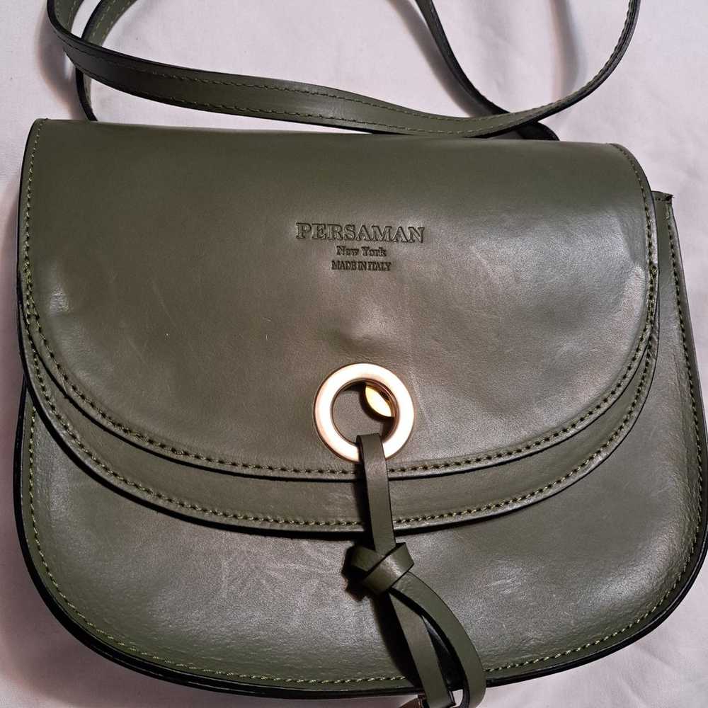 Persaman New York Khloe Leather Crossbody Bag - image 2