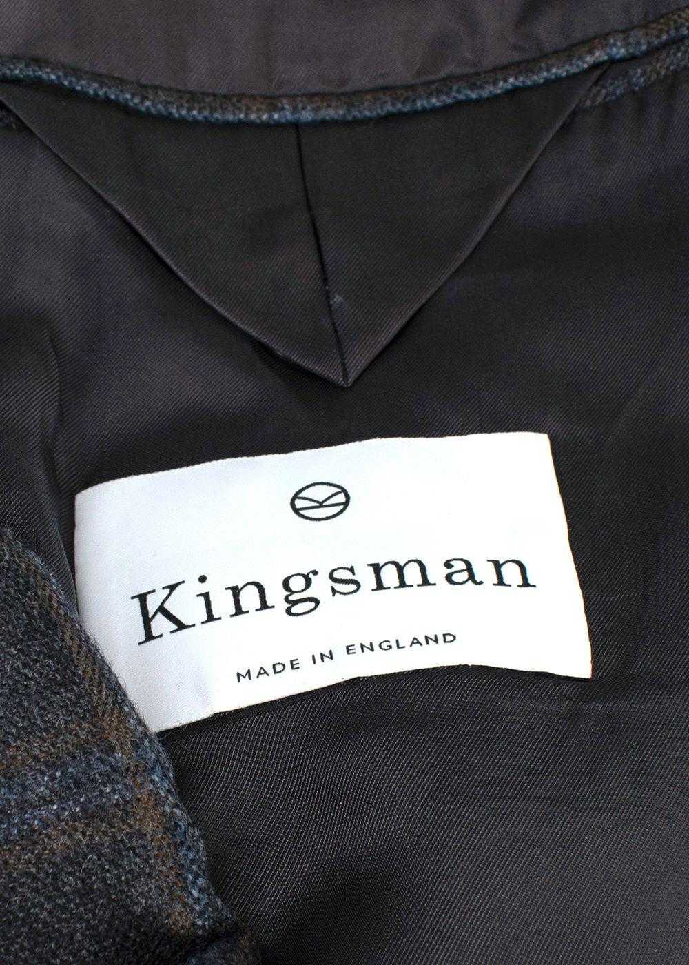 Managed by hewi Kingsman Grey Check Blazer - image 4