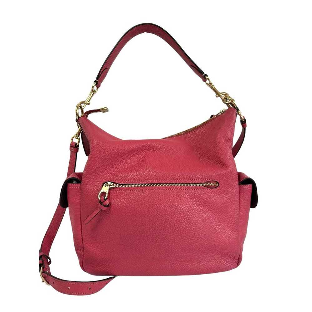 Coach Hot Pink Pebbled Leather Pennie Shoulder Bag - image 3
