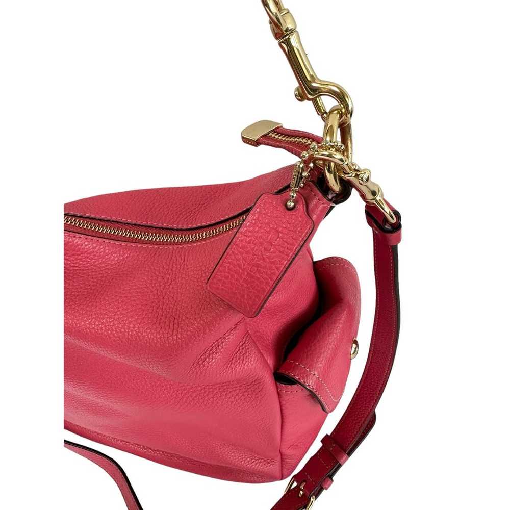 Coach Hot Pink Pebbled Leather Pennie Shoulder Bag - image 4