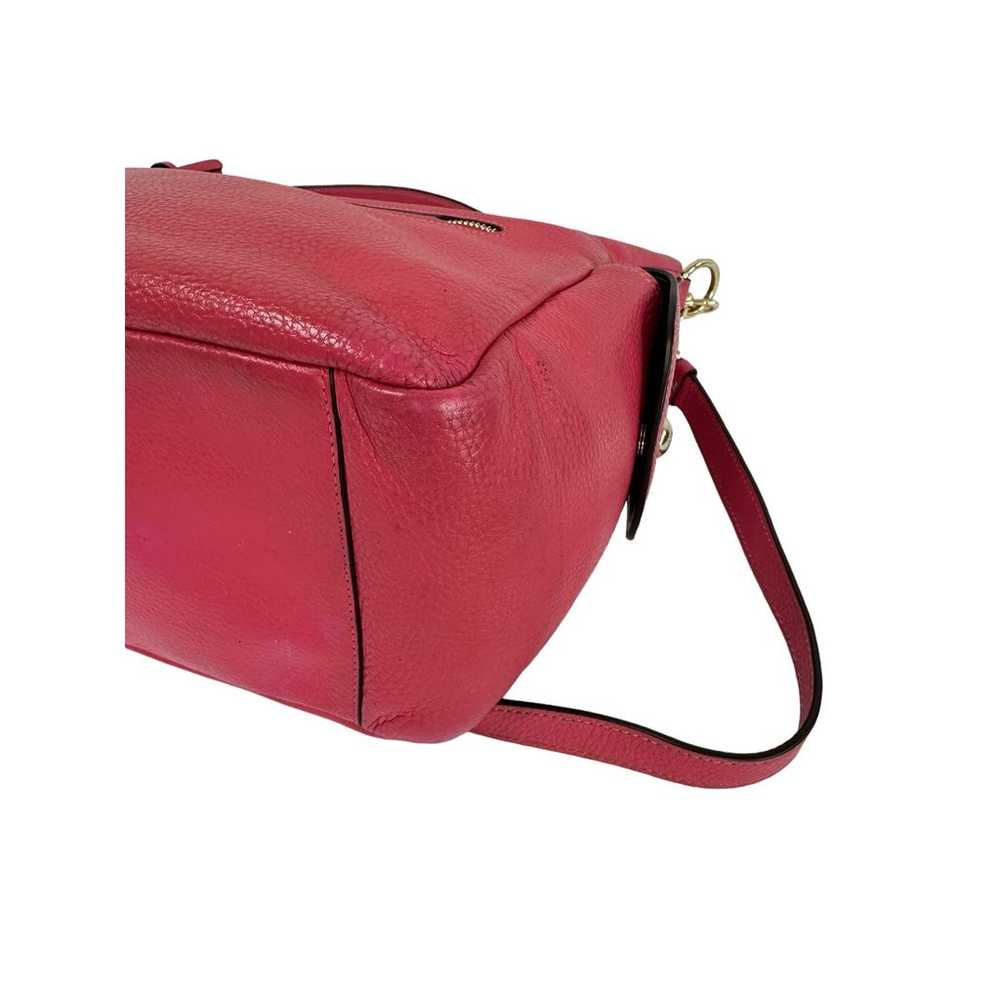 Coach Hot Pink Pebbled Leather Pennie Shoulder Bag - image 5