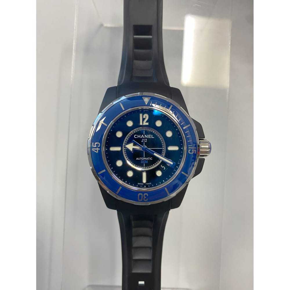 Chanel J12 Marine ceramic watch - image 4