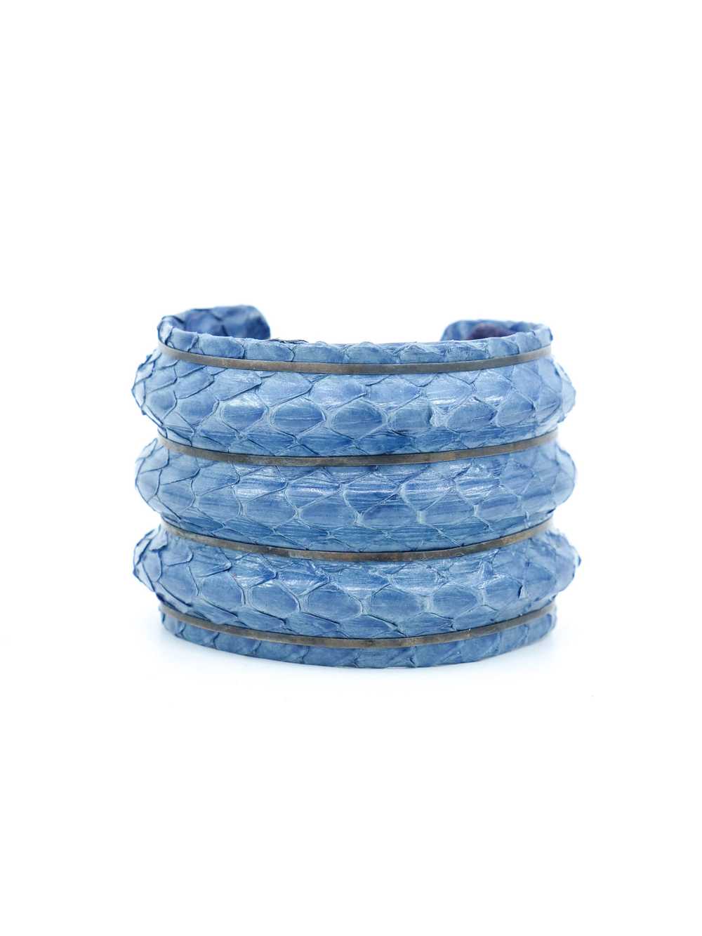 Blue Snakeskin Cuff - image 1